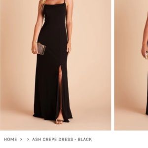 Birdy grey ash crepe dress